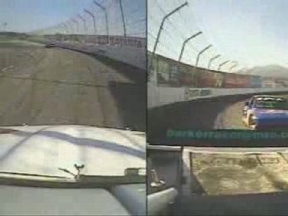 Super Trucks Onboard Split Screen Testing Footage