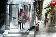 Watch Video : बाइक पर सवार होकर आए चोरों ने यहां के मंदिर से चुराया दान पात्र, सीसीटीवी कैमरे में कैद