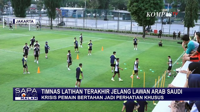 Timnas Gelar Latihan Terakhir Jelang Lawan Arab Saudi di Kualifikasi Babak 3 Piala Dunia Zona Asia