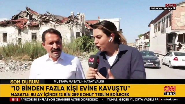Deprem felaketinin ardından 1,5 sene geçti! Hatay Valisi Mustafa Masatlı bölgedeki son durumu CNN TÜRK'e anlattı | Video Haber