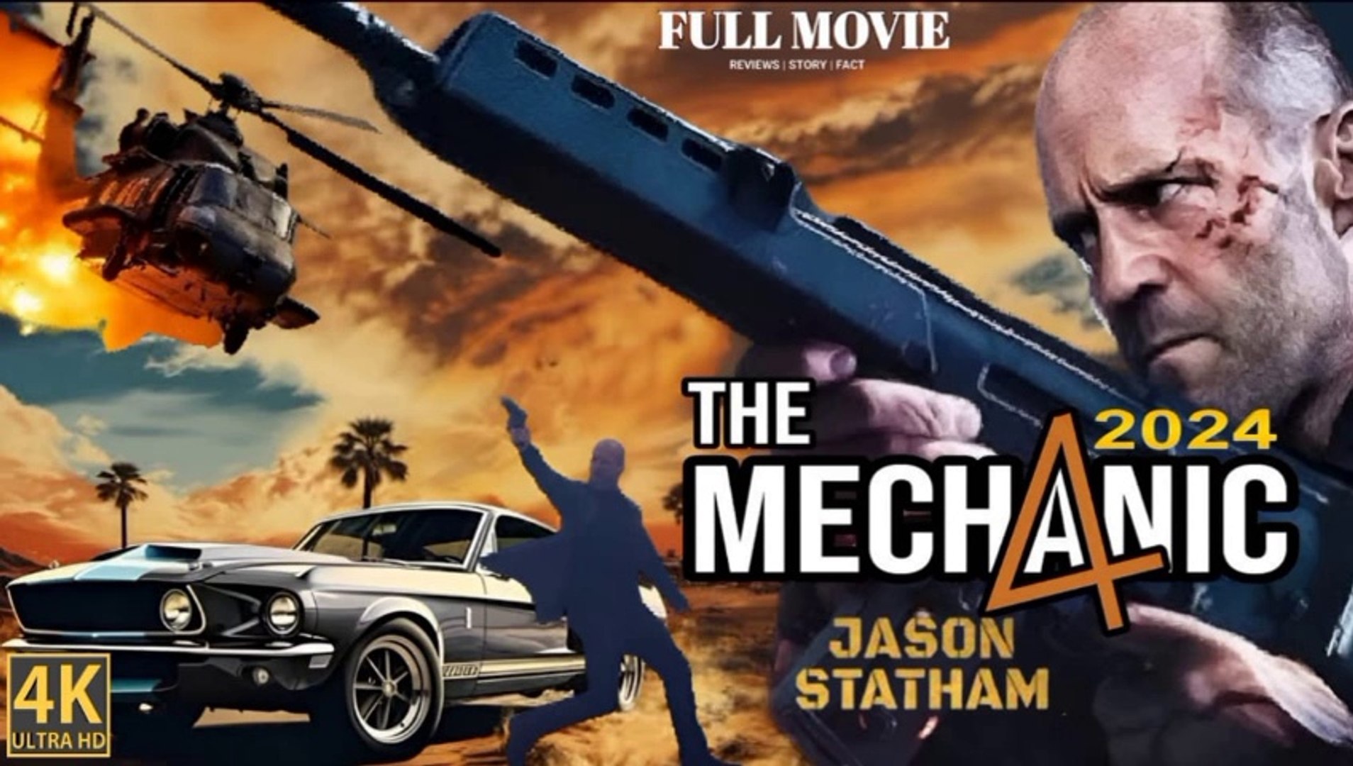 ⁣Hollywood Best Action Movie The Mechanic 4 || 2024 || English Movie || Jason Statham, Sylvester Stal