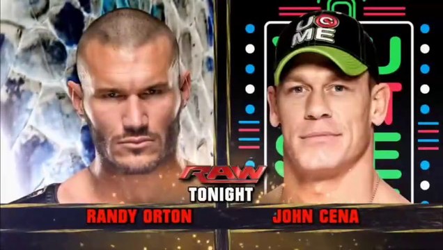 WWE Raw 02.10.2014 - John Cena vs Randy Orton
