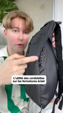 L’utilité des cordelettes sur les fermetures éclair des sac à dos