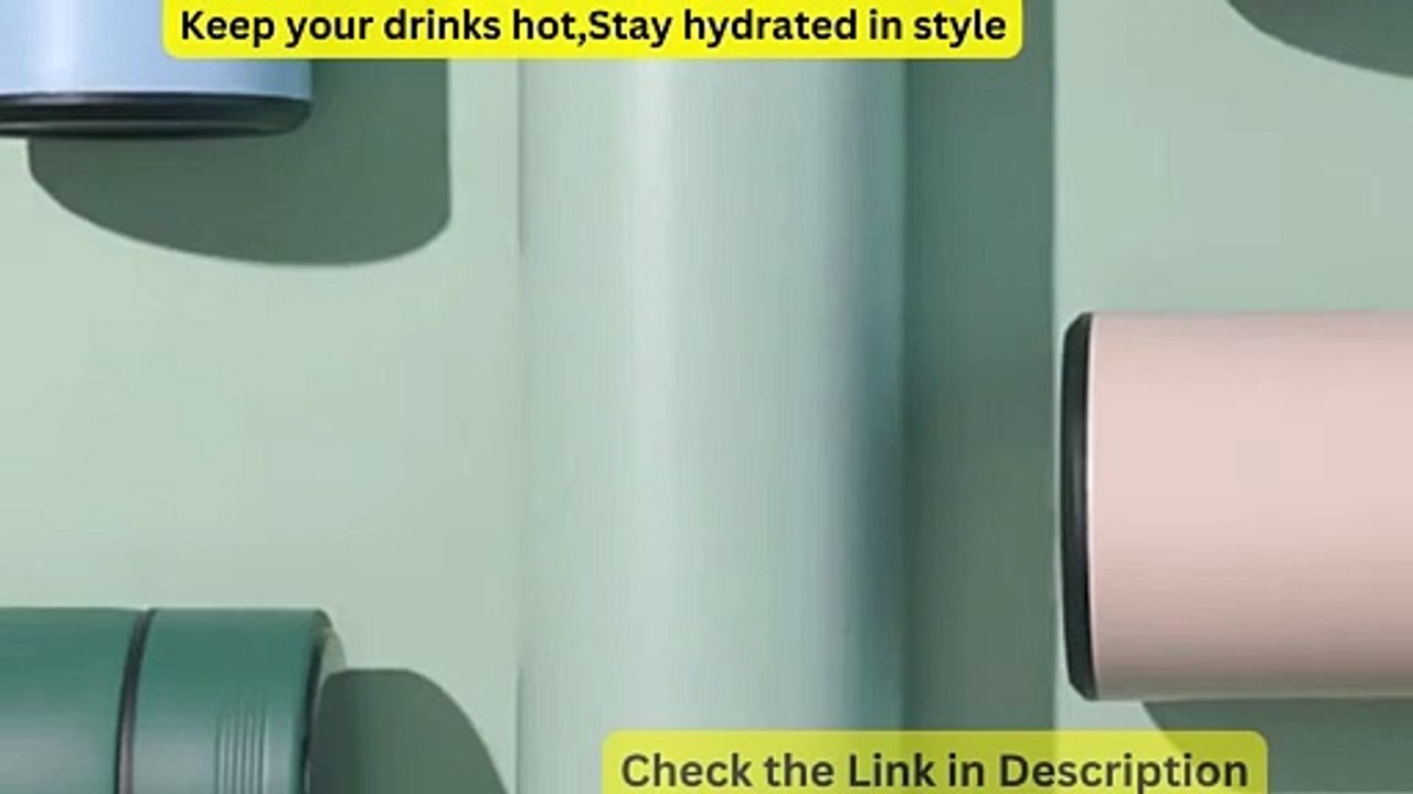 500ML Temperature Display ThermosCup Stainless Steel Divided Thermos Bottle Outdoor Vacuum Insulated