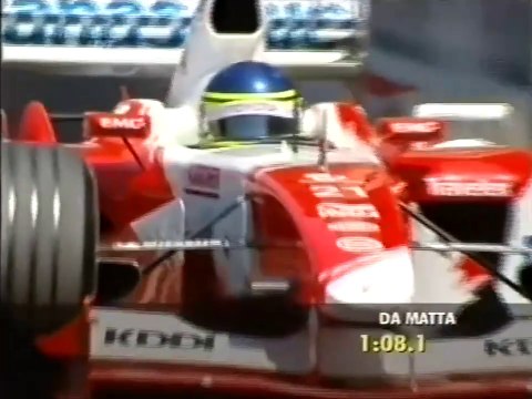 F1 – Cristiano da Matta (Toyota V10) lap in qualifying – Monaco 2003