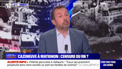 Sébastien Chenu (RN), au sujet de Bernard Cazeneuve: "Il ne représente rien"
