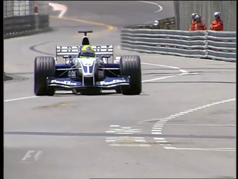 F1 – Ralf Schumacher (Williams BMW V10) lap in qualifying – Monaco 2003
