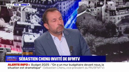 Sébastien Chenu (RN): "On a un mur budgétaire devant nous"