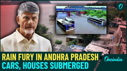 Vijayawada Floods: Torrential Rains Submerge City Streets, Naidu Steps In to Manage Crisis