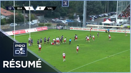PRO D2 Saison 2024-2025 J01 - Résumé Biarritz Olympique PB - Valence Romans