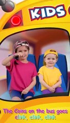 Wheels on the Bus #shorts _ Nursery Rhymes and Kids