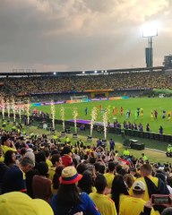 ¡Ryan Castro canta en El Campín previo al debut de Colombia en el Mundial Femenino!