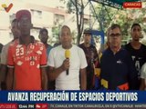 Recuperan cancha deportiva “El Chato Candela” en la comunidad de Artigas de Caracas