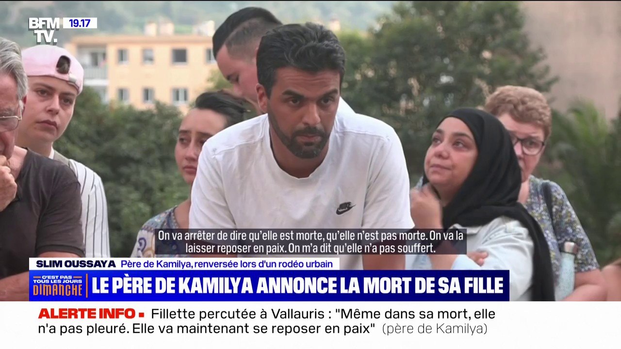 Vallauris: le père de Kamilya, percutée par une...