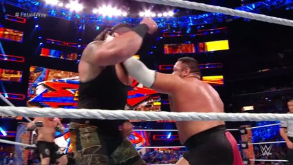 FULL MATCH | Lesnar vs. Reigns vs. Joe vs. Strowman | Universal Title Match_ SummerSlam 2017