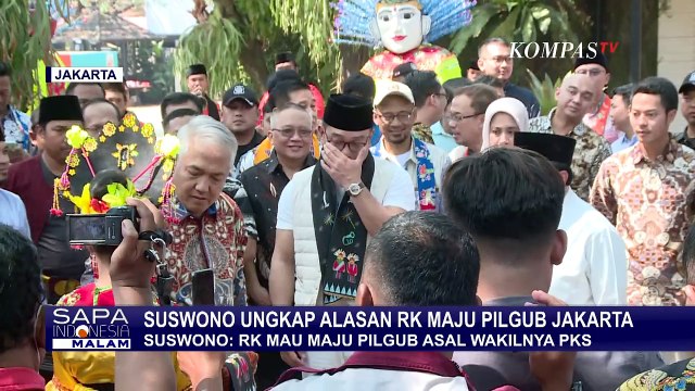 Suswono Ungkap Alasan Ridwan Kamil Maju Pilgub Jakarta: Asal Wakilnya PKS