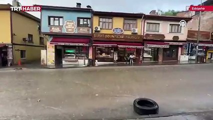 Eskişehir'de sağanak ve dolu etkili oldu
