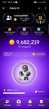 Gemz Daily Code 01 September 24 #cryptocurrency #gemz #freecoins #airdrop #dailycombo #dailycode