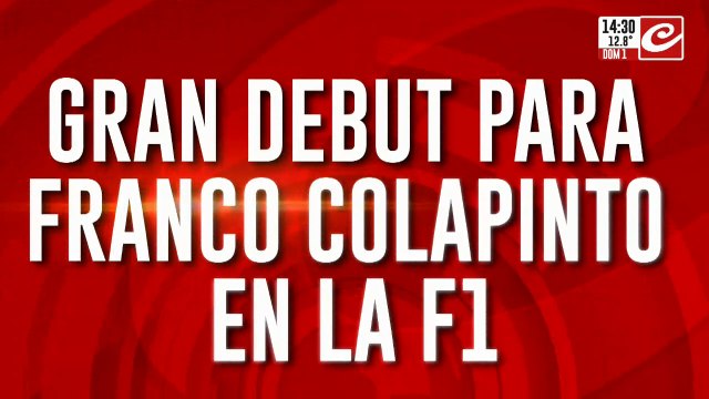 Gran debut para Franco Colapinto en la Fórmula 1: terminó 12° en el gran premio de Italia