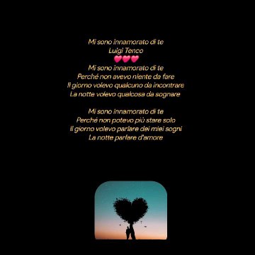 Mi sono innamorato di teLuigi Tenco
