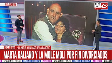 Divorciados Marta Galiano y la Mole Moli