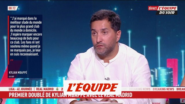 Premier doublé de Kylian Mbappé avec le Real Madrid - Foot - ESP