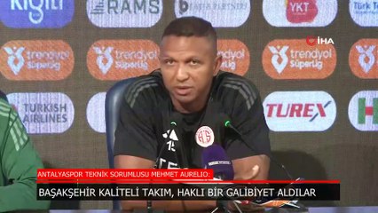 Mehmet Aurelio: Başakşehir, haklı bir galibiyet aldı