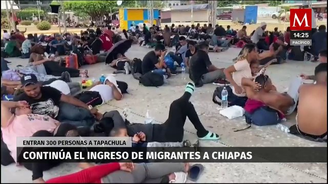 Nueva caravana de migrantes parte de Tapachula, Chiapas, con destino a Estados Unidos