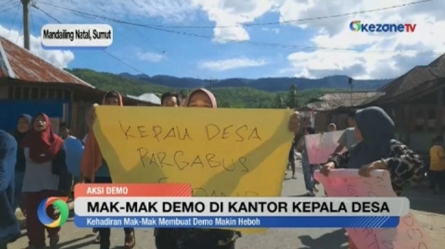 Emak-Emak Lempari Kantor Kades di Mandailing Natal dengan Tomat Busuk