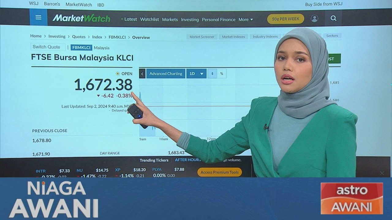 Niaga AWANI: [Data & Statistik] Prestasi Bursa Malaysia setakat 2 September 2024