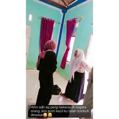 Momen Haru! Saat ibu kasih suprise setelah 4 tahun kerja di Negara Orang