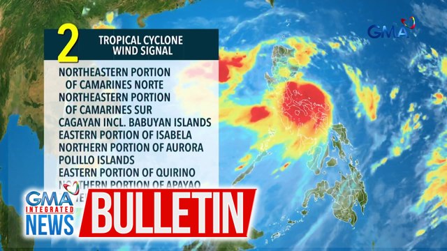 PAGASA – Bagyong #EntengPH, napanatili ang lakas; tropical cyclone wind signals, nakataas sa ilang lugar sa Luzon at Visayas | GMA Integrated News Bulletin