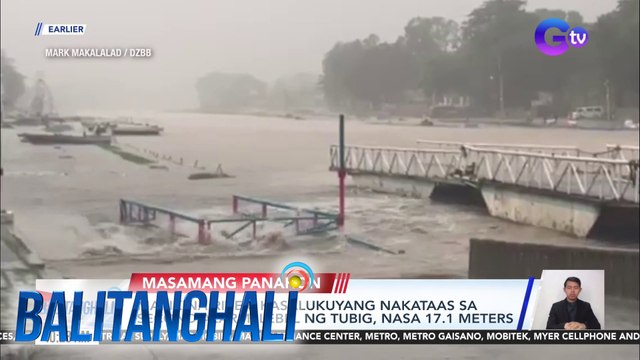 Marikina River, kasalukuyang nakataas sa 2nd alarm; Lebel ng tubig, nasa 17.1 meters | Balitanghali