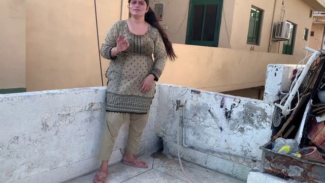 Today Cleaning Washing My Home Roof Indian Housewife Life _ Daily Routine _ Indo Rural Life