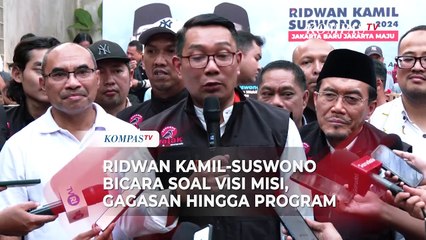 Download Video: Ridwan Kamil-Suswono Bicara Soal Visi Misi, Gagasan Hingga Program di Jakarta