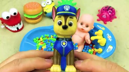 Satisfying video ( how to make rainbow baby bathtub with chocolate  candy bulb cutting ASMR#