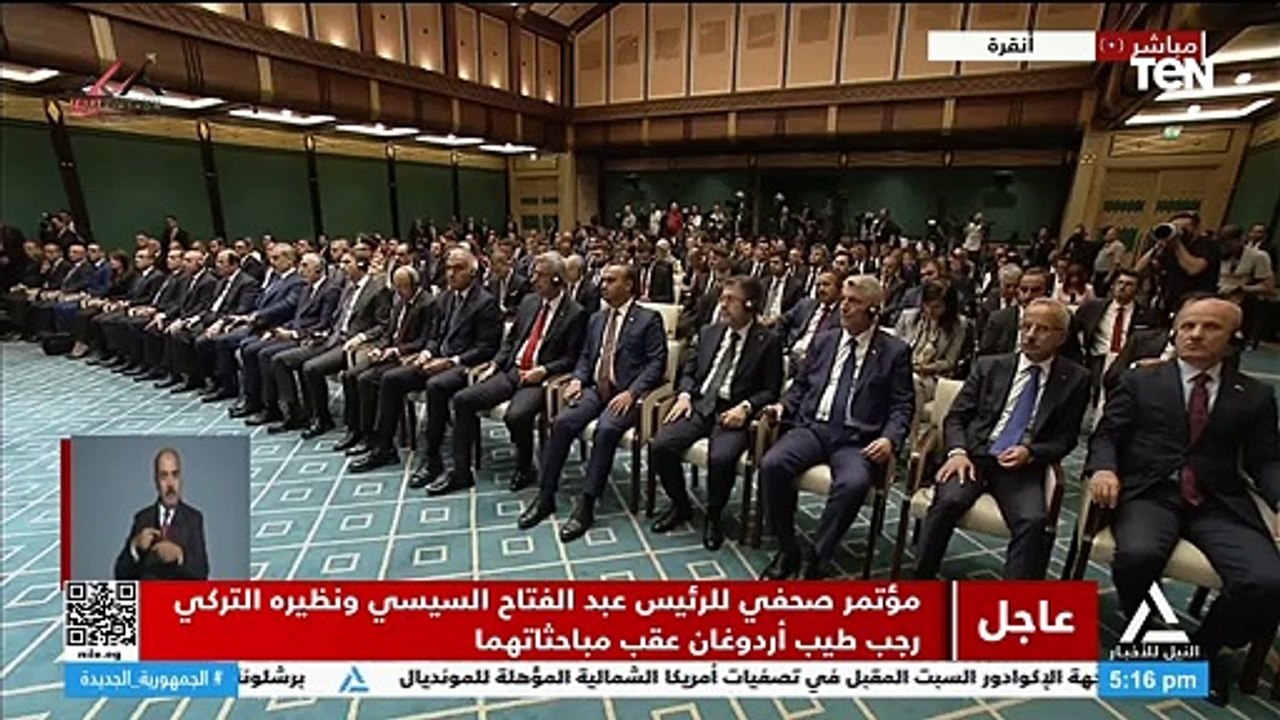 الرئيس السيسي: العلاقات بين مصر وتركيا شهدت ازدهارا مستمرا لاسيما في قطاعات السياحة والتجارة