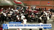 Diputados discuten reforma judicial en el Deportivo Magdalena Mixhuca