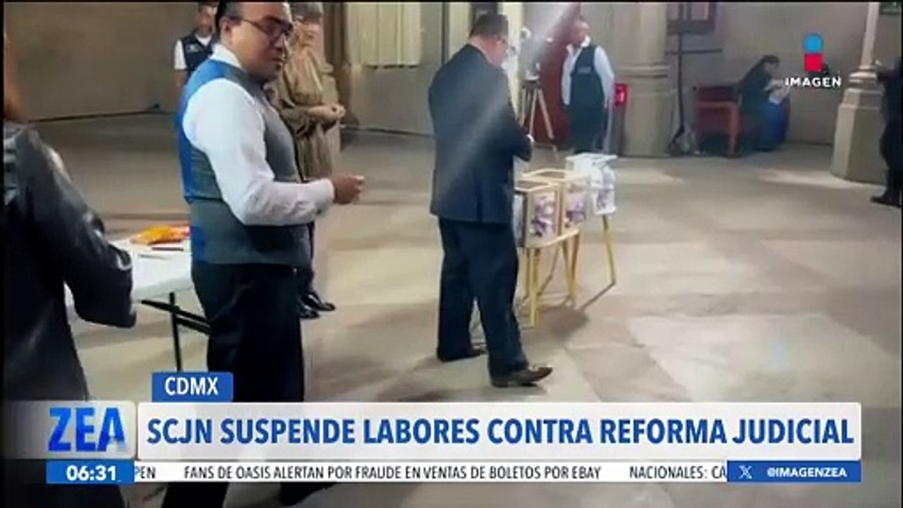 La Suprema Corte de Justicia se une a paro contra reforma judicial