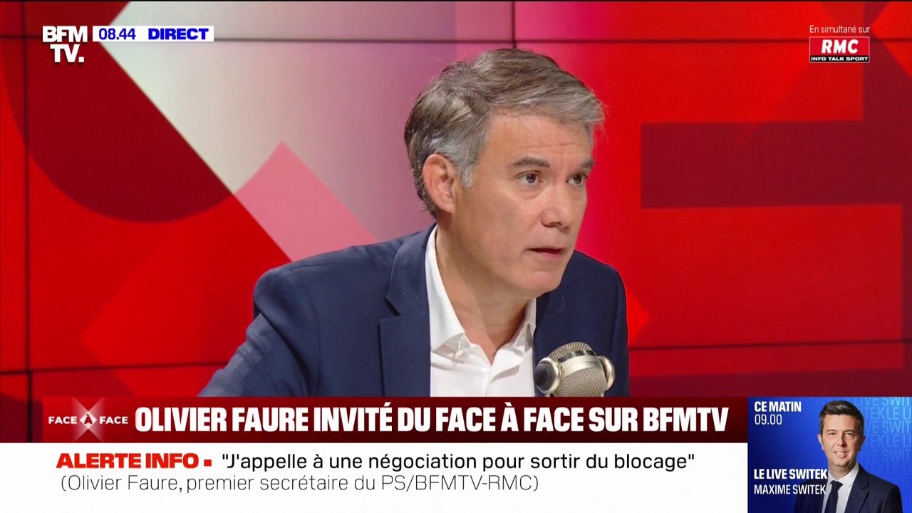 "S'il obtient l'abrogation [de la réforme des retraites], je réfléchirais": Olivier Faure revient sur l'hypothèse de Bernard Cazeneuve à Matignon