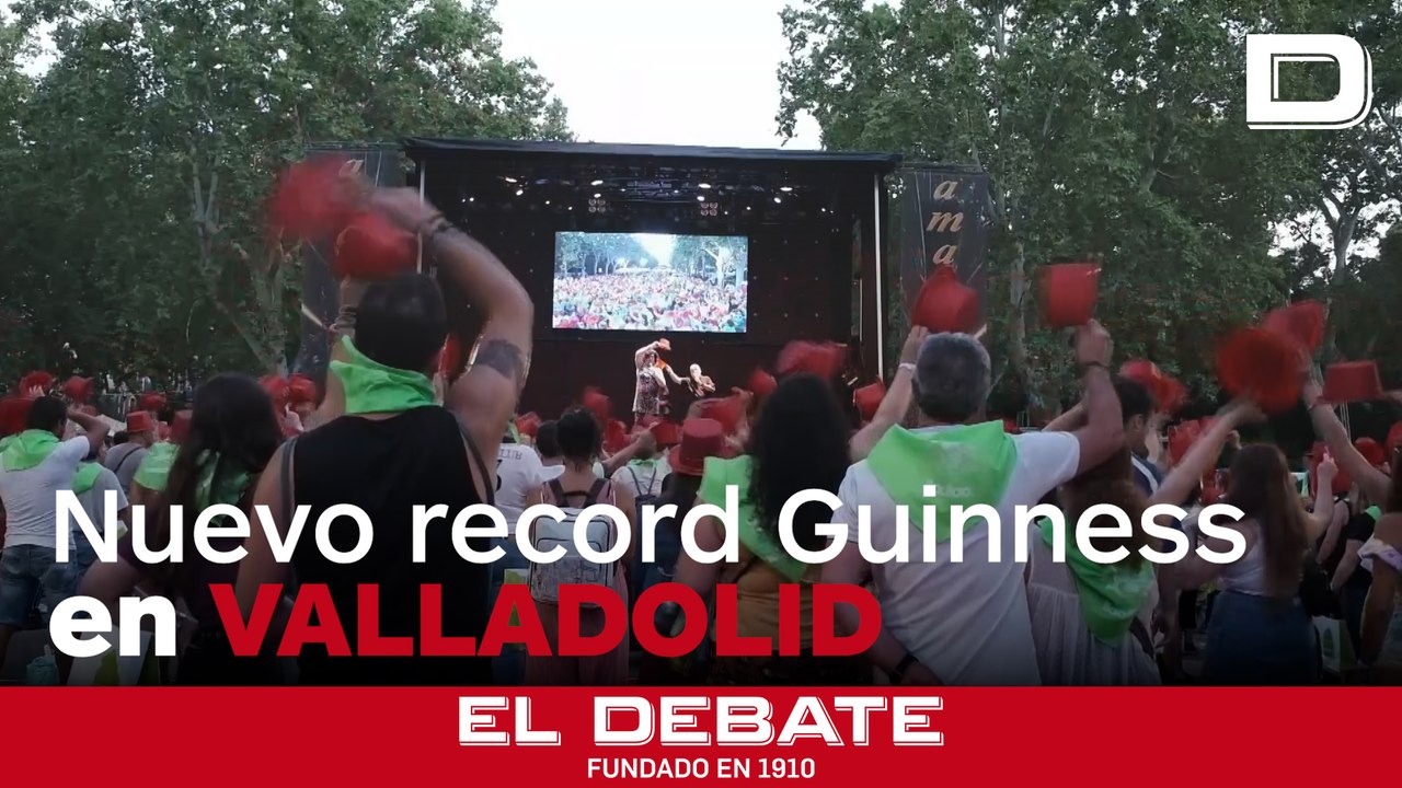 Valladolid suma un nuevo Récord Guinness dedicado a la memoria de Concha Velasco
