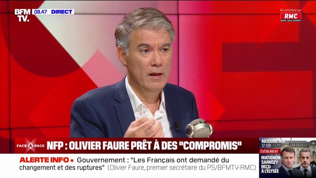 Bien sûr : Olivier Faure se dit prêt à discuter avec les députés macronistes et LR