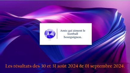Les résultats des 30 et 31 août 2024 & 01 septembre 2024.