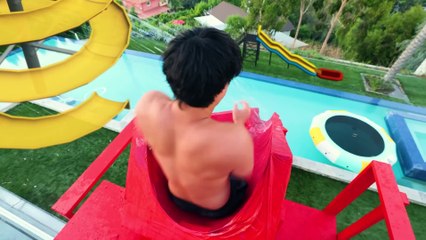 I Built a WATERPARK In My House!