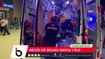 İnegöl'de gençler arası kavgada kan aktı