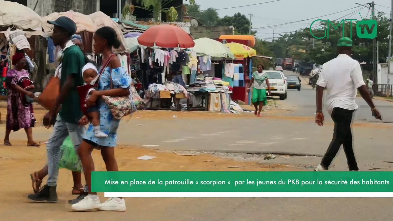[#Reportage] Libreville : mise en place de la patrouille « scorpion »  par les jeunes du PK8 pour la sécurité des habitants   