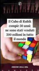 Il cubo di Rubik compie 50 anni