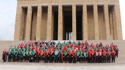 Yargıtay üyelerinden Anıtkabir'e ziyaret: "Adaletin tecellisi için çalışıyoruz"
