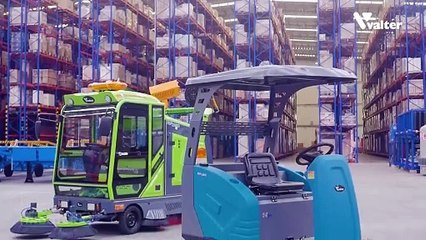 RIDE ON SWEEPER VALTER HEAVY DUTY VTR-RSP1400A : SAPUNYA LANTAI LUAS !!
