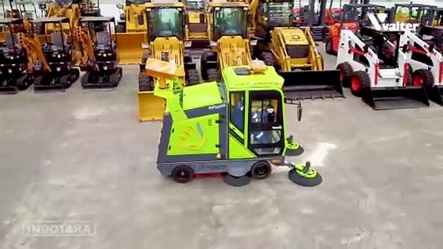 PROSES INSTALASI MESIN PEMBERSIH LANTAI VALTER RIDE ON SWEEPER VTR-RSP2300D